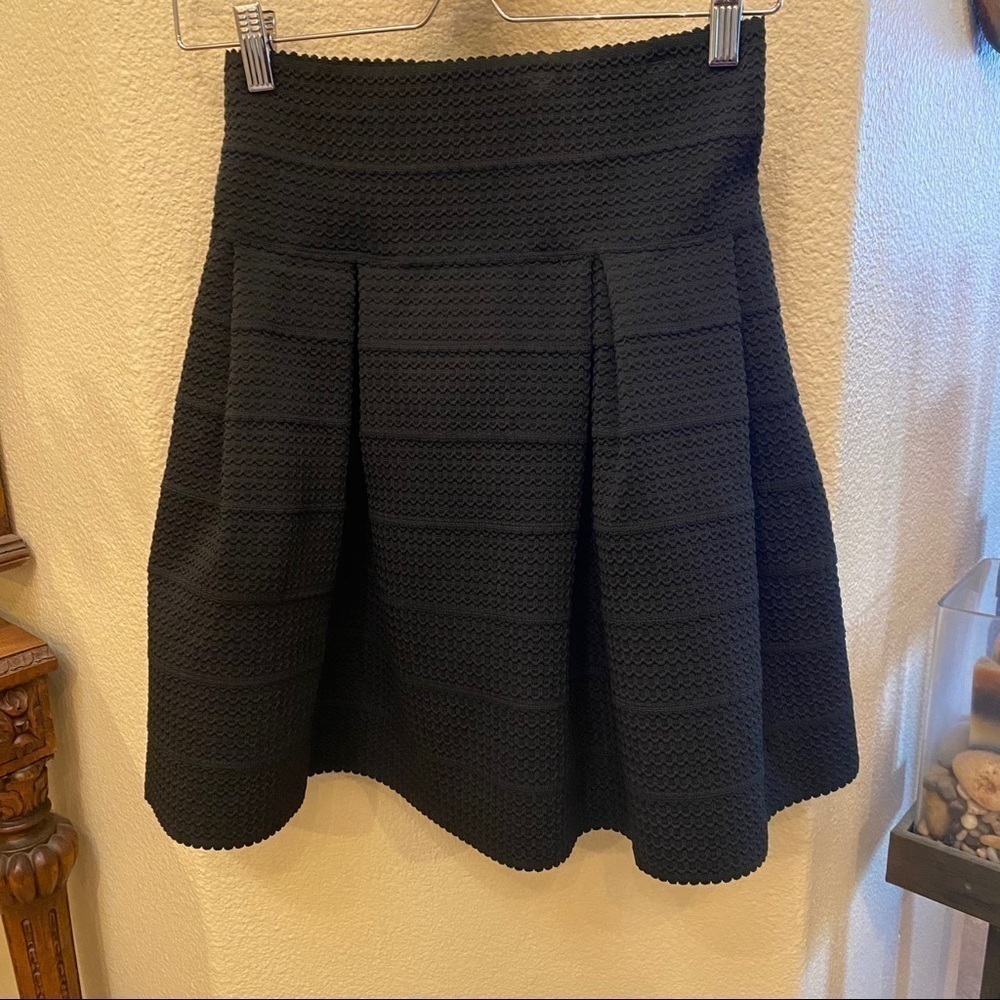 NWT~H&M Black Skater Skirt Size Small